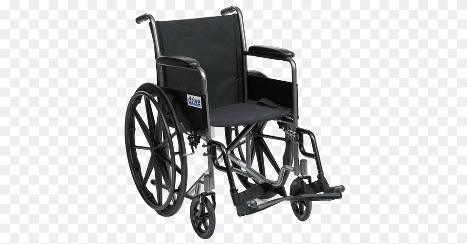 Wheelchair Silver Sport Wheelchair From Drive Medical With Fixed, Chair, Furniture, Machine, Wheel Free Transparent Png