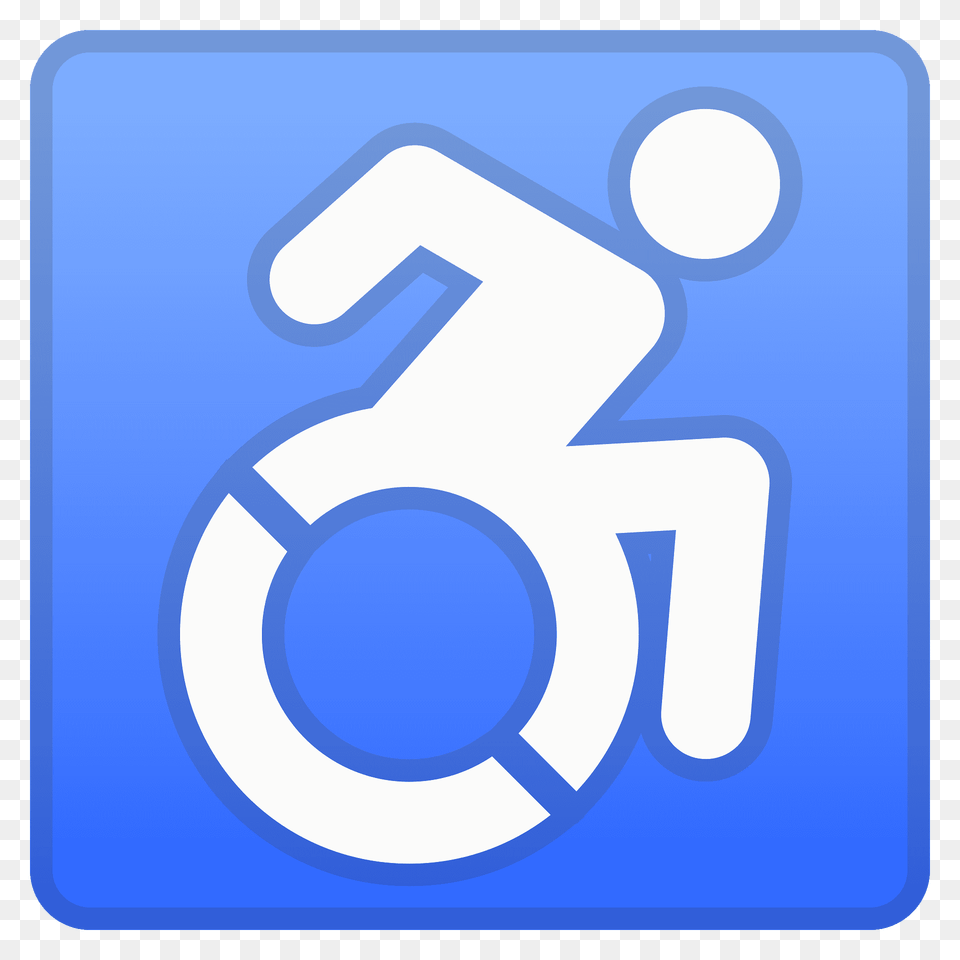 Wheelchair Symbol Emoji Clipart, Sign, Number, Text Png Image