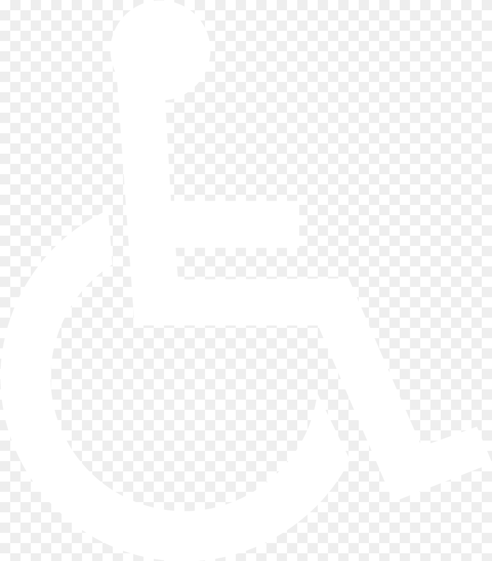 Wheelchair Symbol White White Plan, Text, Sign Free Transparent Png