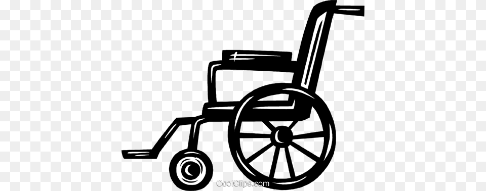 Wheelchairs Royalty Vector Clip Art Illustration, Chair, Wheelchair, Furniture, Machine Free Png