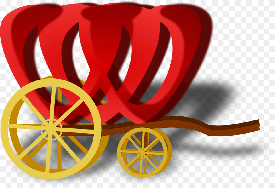 Wheelredcarriage Carriage, Machine, Spoke, Transportation, Vehicle Free Png Download