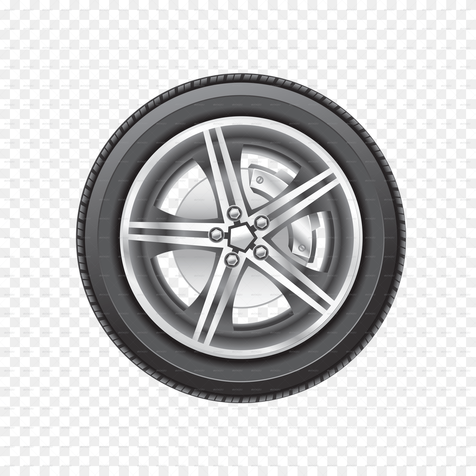 Wheels Set Collection Flat Tire Clipart, Alloy Wheel, Car, Car Wheel, Machine Free Png Download