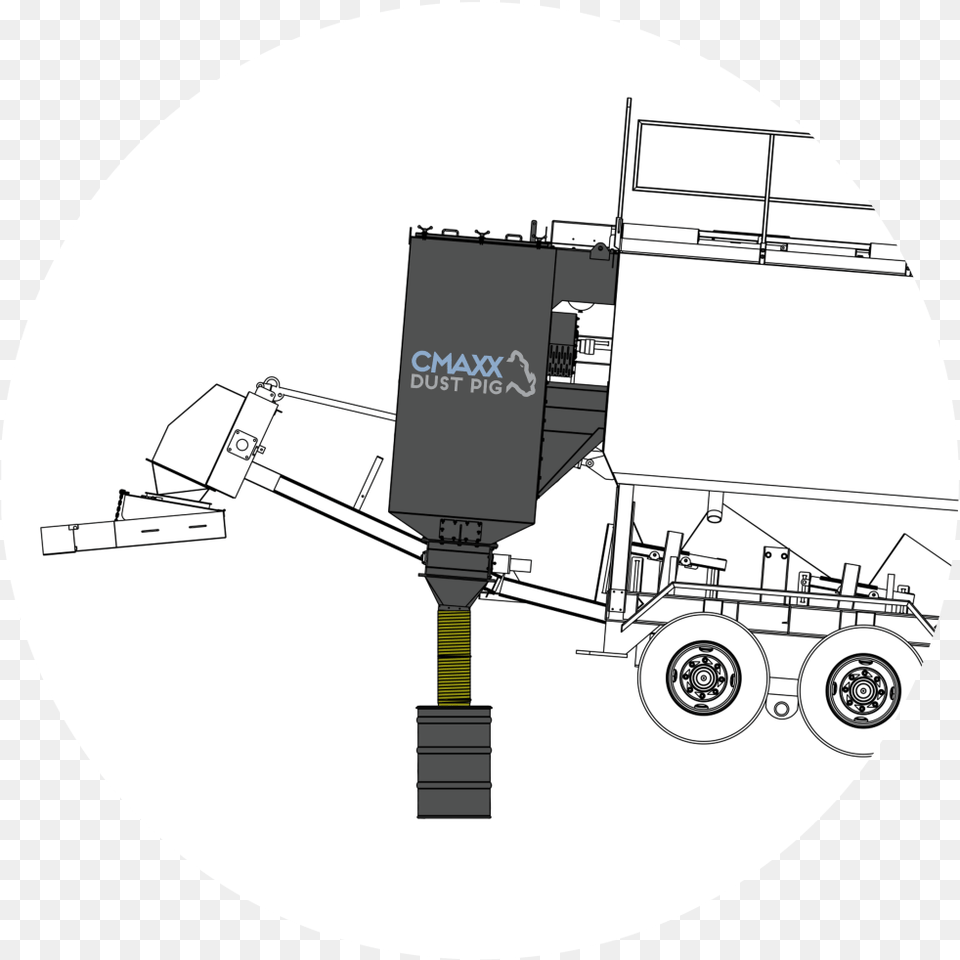 When A Frac Truck Is Loaded Vents Release Displaced Diagram, Machine, Wheel, Bulldozer, Cad Diagram Free Png Download