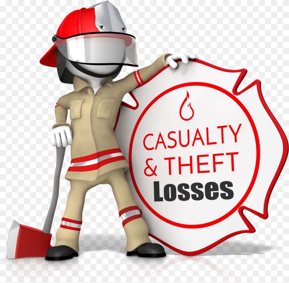 When An Individual Or A Business Incurs Either A Casualty Fire Fighting Ppt Template, People, Person, Baby, Helmet Png Image