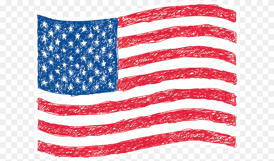 When Discussing Color One Must Also Remember The Diverse Waving American Flag Cartoon, American Flag Free Transparent Png