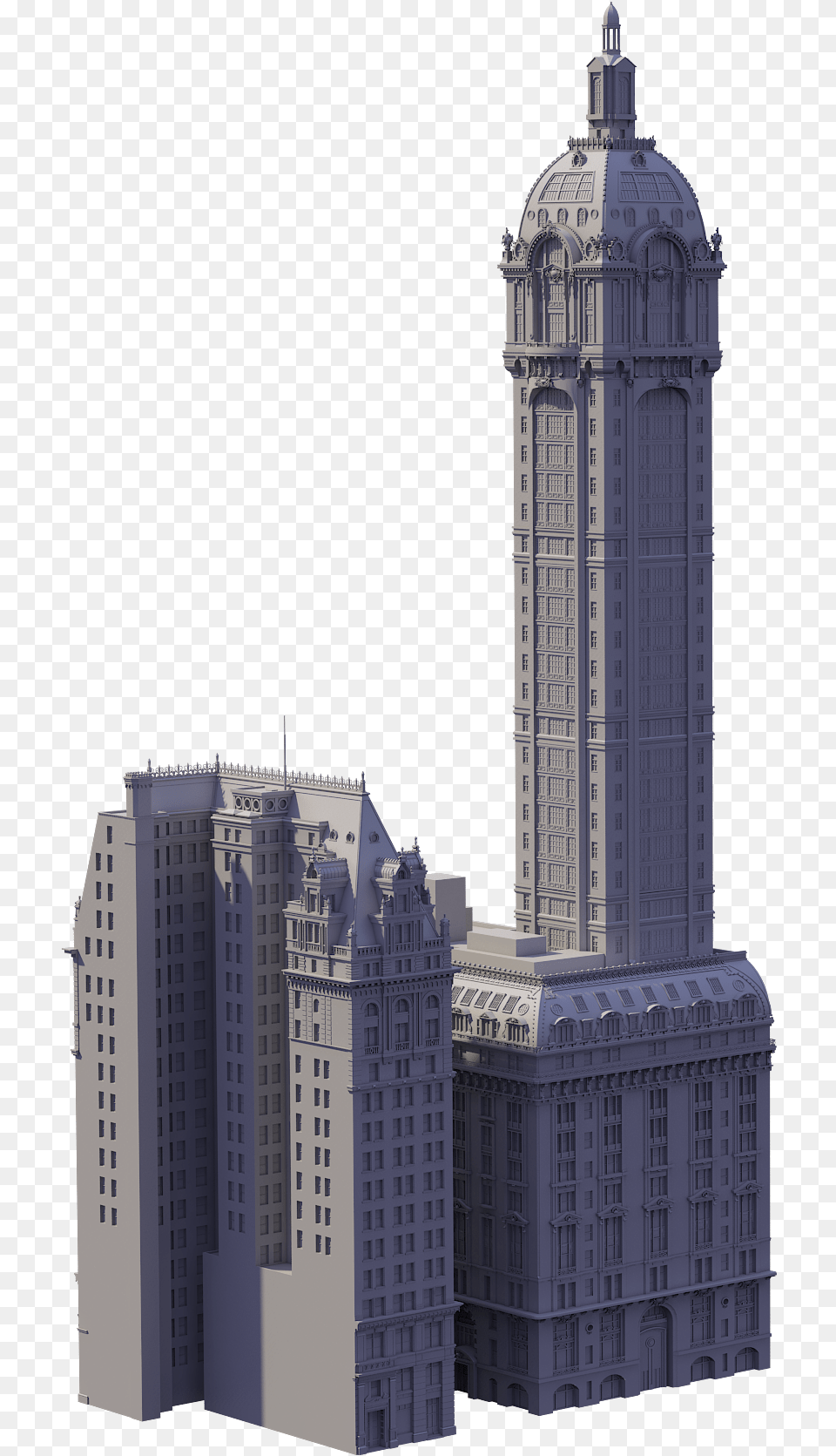 When I First Started To Model The Singer Building Destroyed Building, Architecture, High Rise, City, Urban Png
