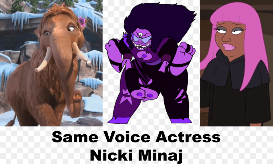 When I Learned That It Was Nicki Minaj Who Voiced Sugilite Steven Universe Sugilite Voice, Adult, Person, Female, Woman Free Png Download