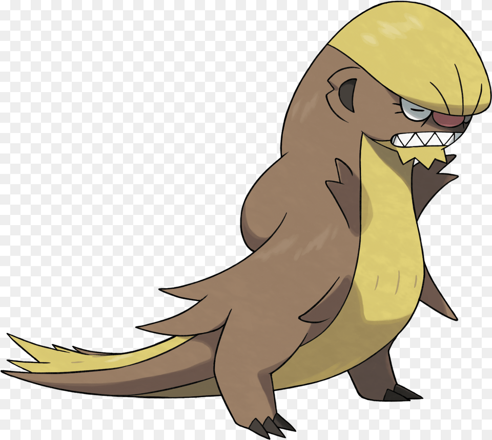 When It Finds A Trace Of Its Prey Patiently Stakes Pokemon Gumshoos, Adult, Person, Woman, Female Png
