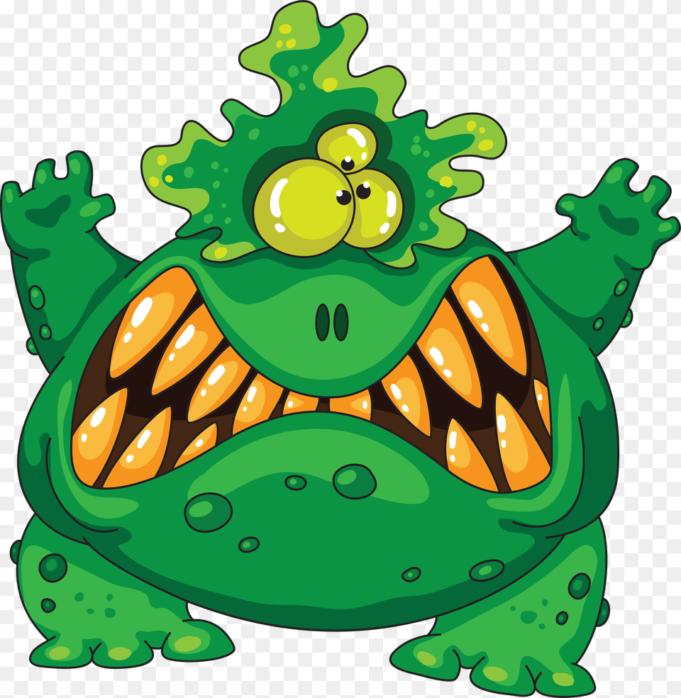 When Little Green Monsters Come Out To Play Scary Monster Clip Art, Amphibian, Animal, Frog, Wildlife Png