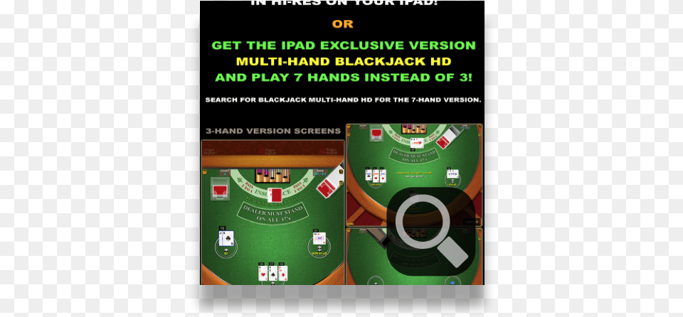 When Playing On The Ipad You Can Sample Blackjack Hd Poker, Game, Gambling Free Png Download