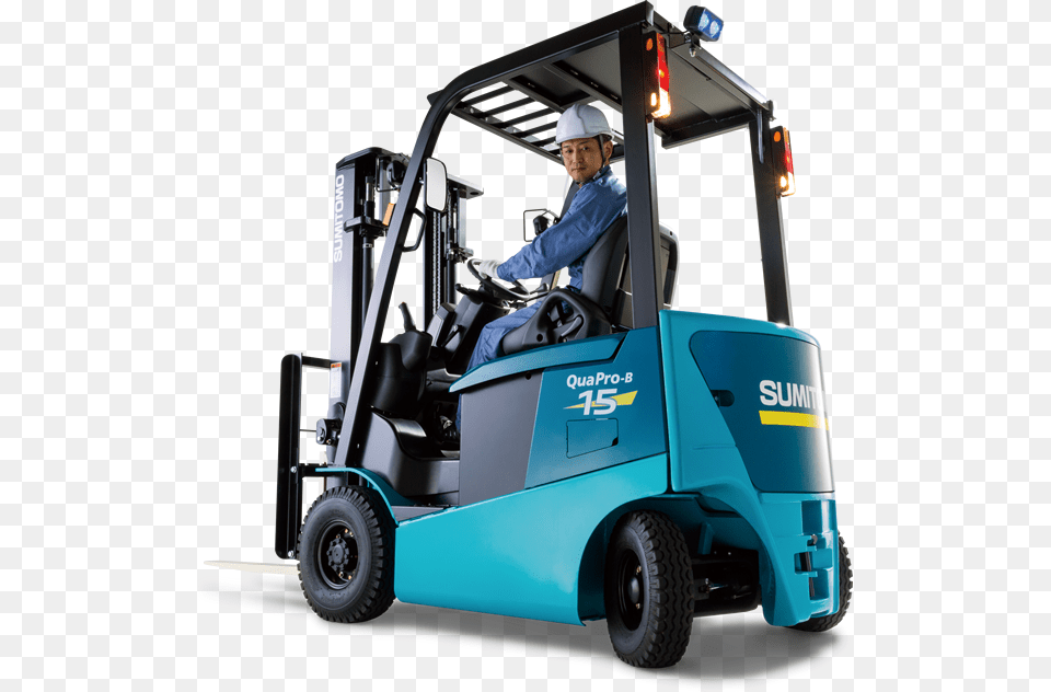 When The Seat Belt Is Left Unfastened All Loadingunloading Forklift Sumitomo, Machine, Adult, Male, Man Free Png Download