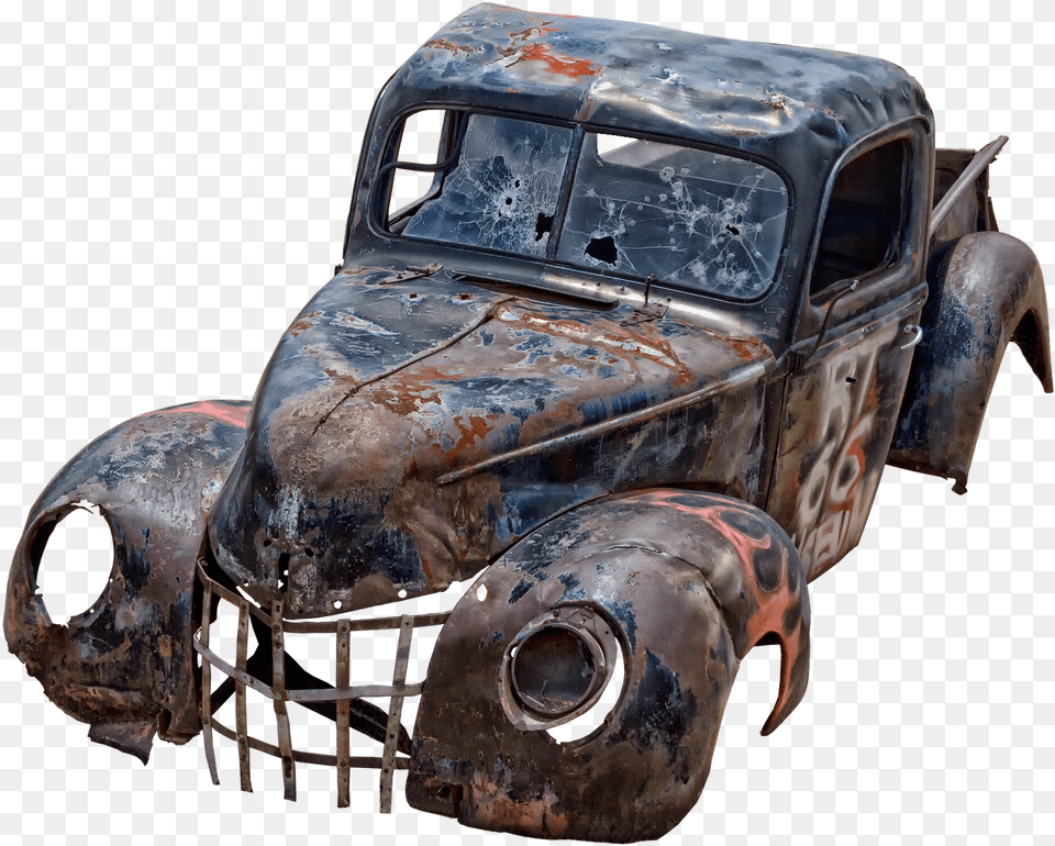 When To Sell Junk Car For Cash Wrecked The Cars Old Car, Transportation, Vehicle, Corrosion, Rust Free Transparent Png