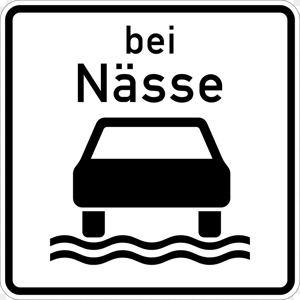 When Wet Clipart, Sign, Symbol, Road Sign, Bus Stop Png Image