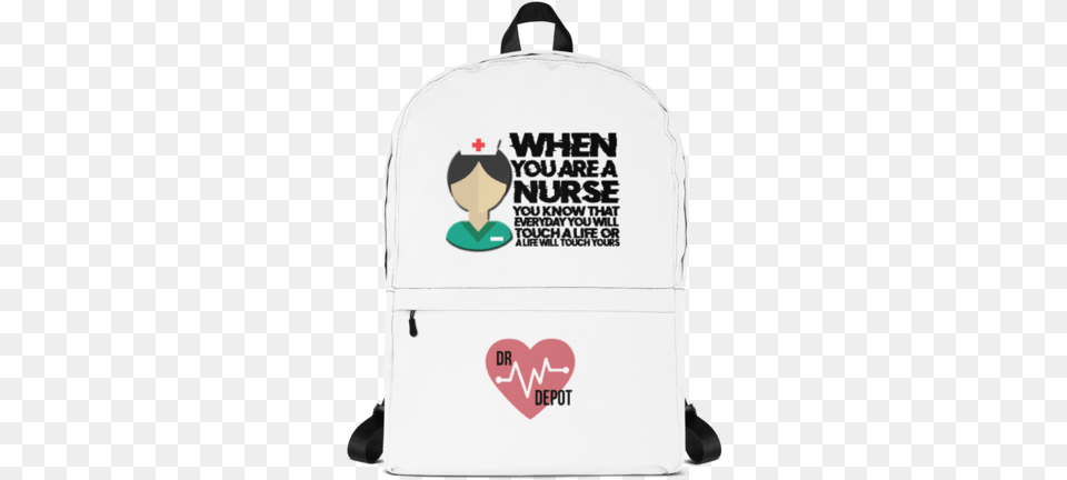 When You Are A Nurse Backpack Front View Backpack, Bag, First Aid Free Png Download