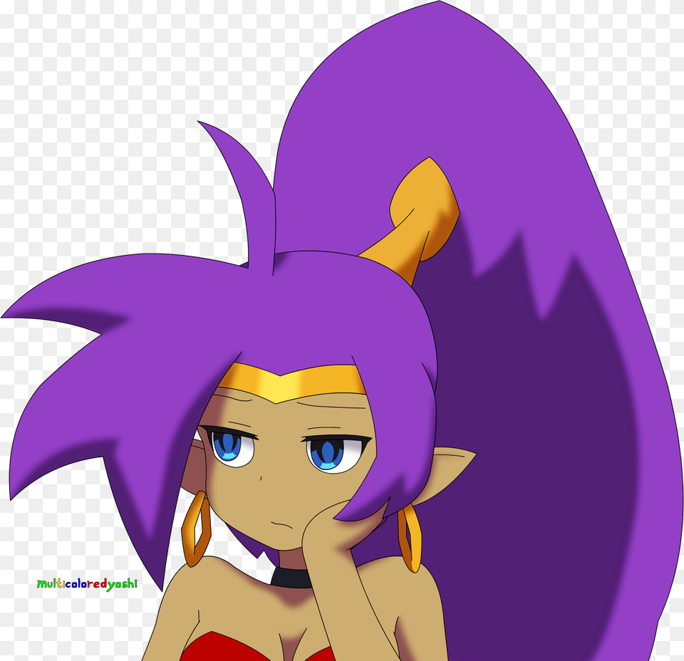 When You Complete Seven Sirens And Shantae And The Seven Sirens Anime, Book, Comics, Publication, Purple Free Png Download