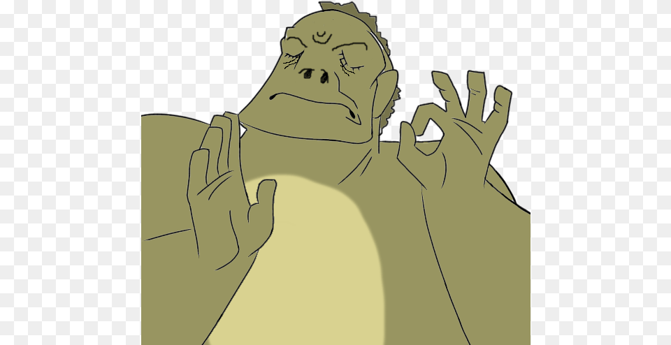 When You Quotyeequot Just Right Just Right Meme Pepe, Adult, Person, Man, Male Png