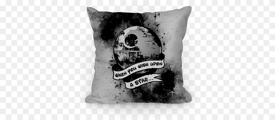 When You Wish Upon A Death Star Pillows Lookhuman Cushion, Home Decor, Pillow, Animal, Fish Free Transparent Png