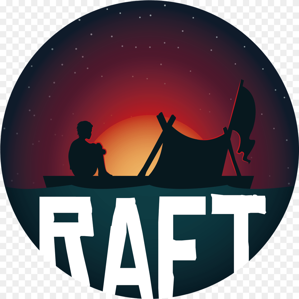 When You39re First Starting Off On Your Raft You Quickly Raft Game Logo, Adult, Male, Man, Person Png Image