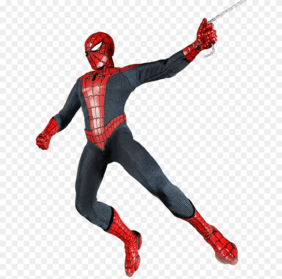 When Young Peter Parker Is Inadvertently Bitten By Action Figure Spiderman Toys, Person, Ninja, Clothing, Glove Free Png