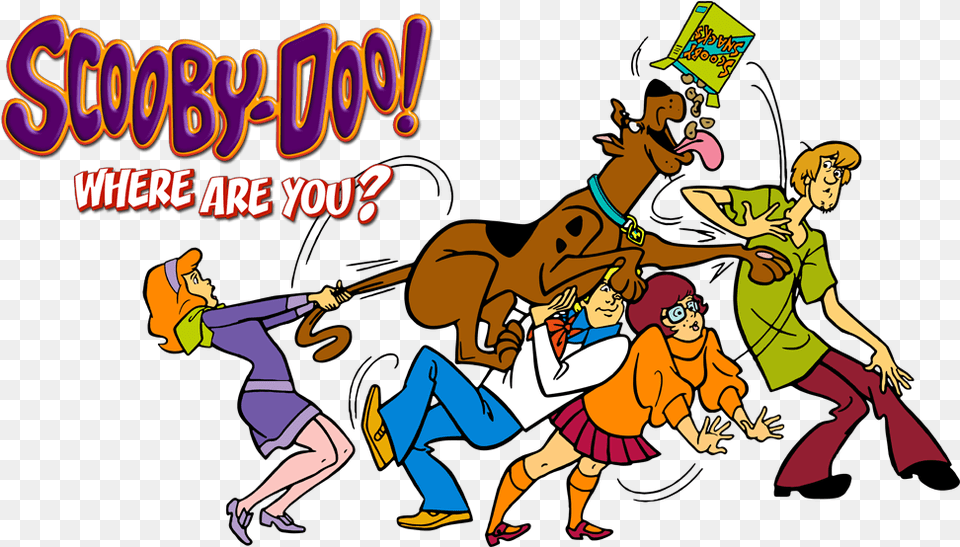 Where Are You Tv Transparent Scooby Doo Clipart, Publication, Book, Comics, Adult Free Png