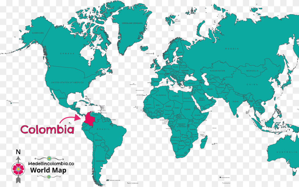 Where Is Colombia Japanese Spoken, Chart, Plot, Map, Atlas Png Image