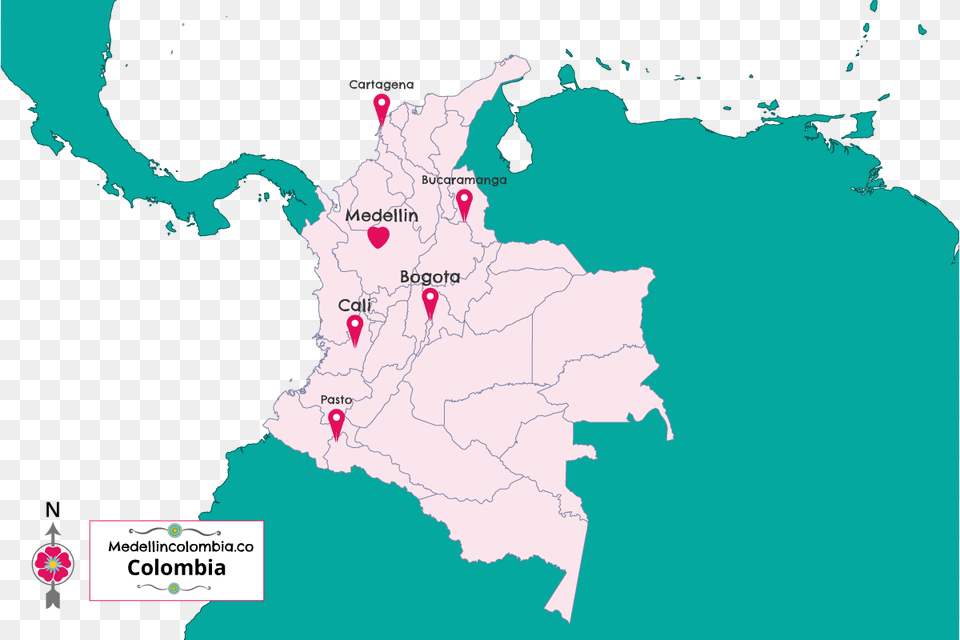 Where Is Colombia Medellin Colombia On A Map, Nature, Outdoors, Land, Plot Png