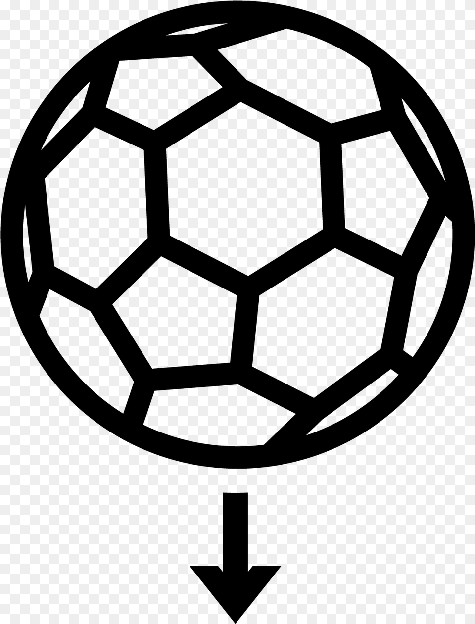 Where Is Football Playing Football Drawing Easy, Gray Free Transparent Png