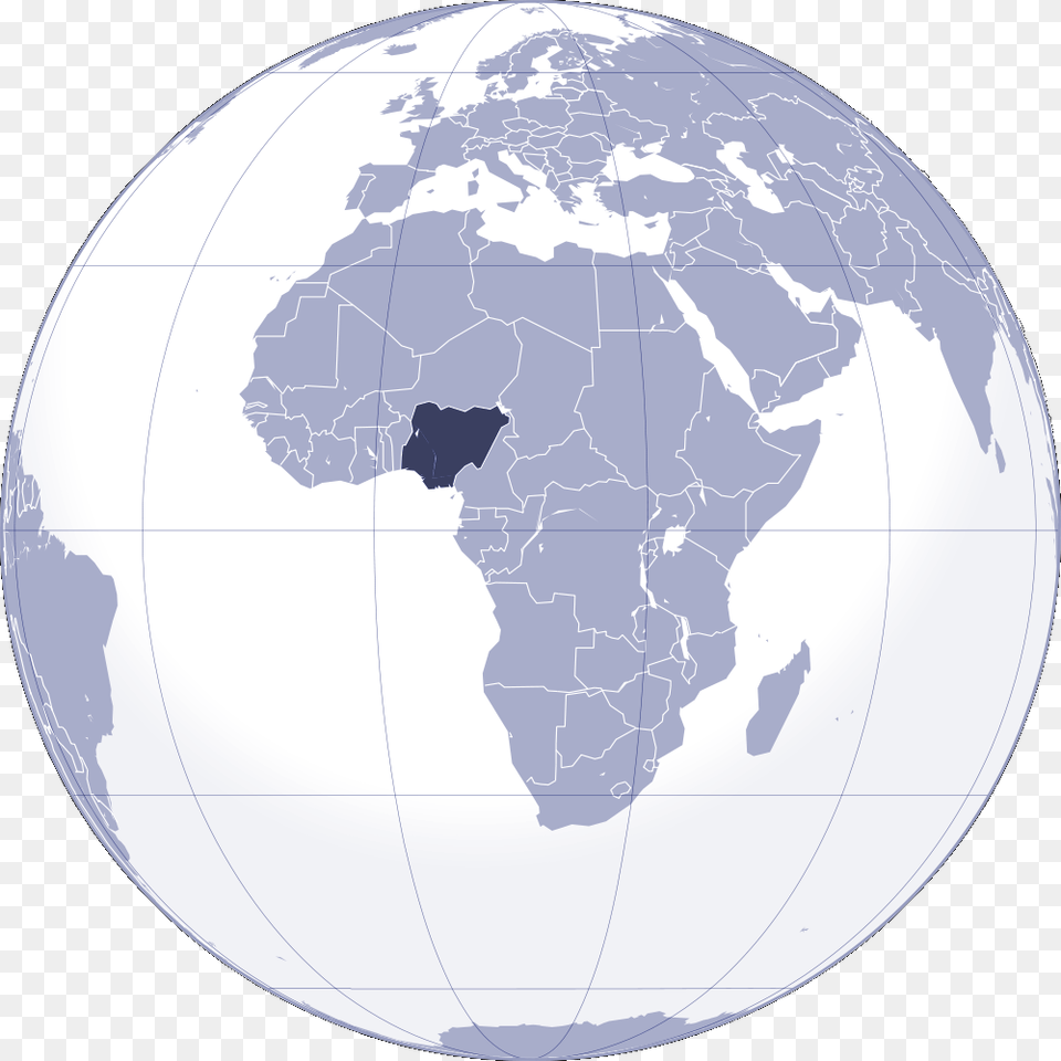 Where Is Nigeria Located South Africa Location, Astronomy, Outer Space, Planet, Globe Free Transparent Png