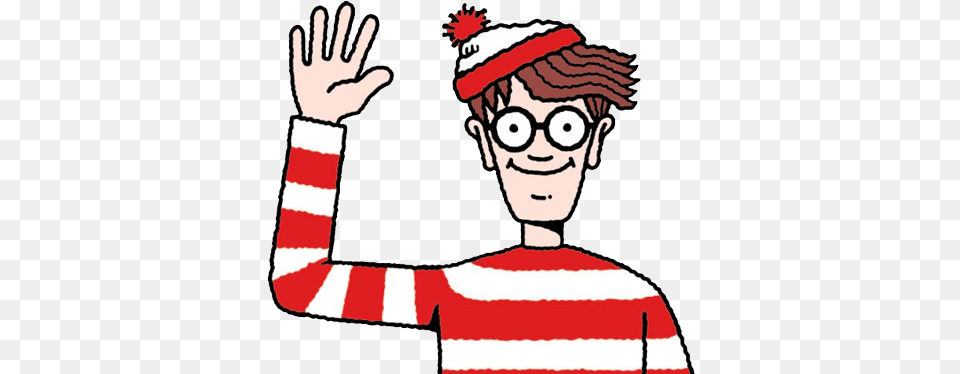 Where Is Waldo Jpg Transparent Stock Red And White Stripes Cartoon, Elf, Baby, Person, Face Png