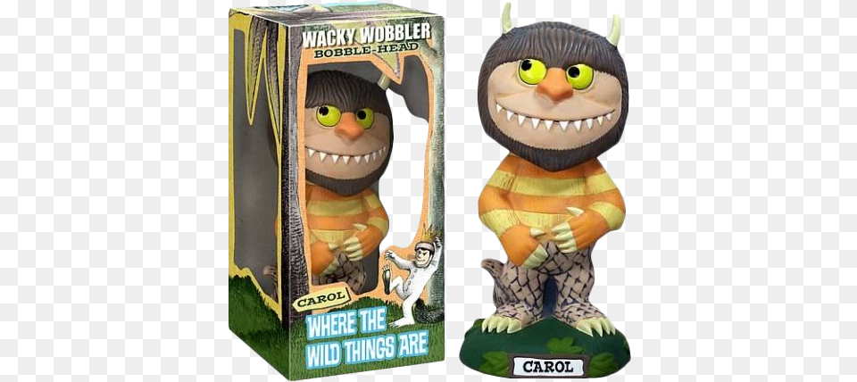 Where The Wild Things Are Funko Where The Wild Things Are Carol Wacky Wobbler, Baby, Person, Plush, Toy Png Image