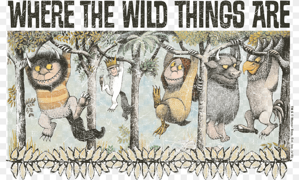 Where The Wild Things Are Hang Men39s Regular Fit T Shirt Max Let The Wild Rumpus Start, Publication, Book, Comics, Animal Free Transparent Png
