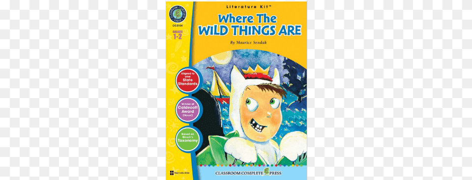 Where The Wild Things Are Literature Kit For Where The Wild Things Are, Advertisement, Book, Poster, Publication Free Png