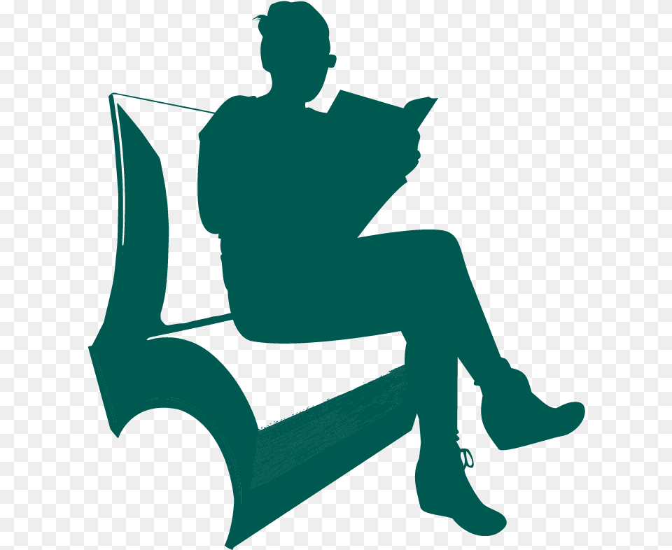 Where The Wild Things Are Silhouette Sitting, Person, Reading, Man, Male Free Png