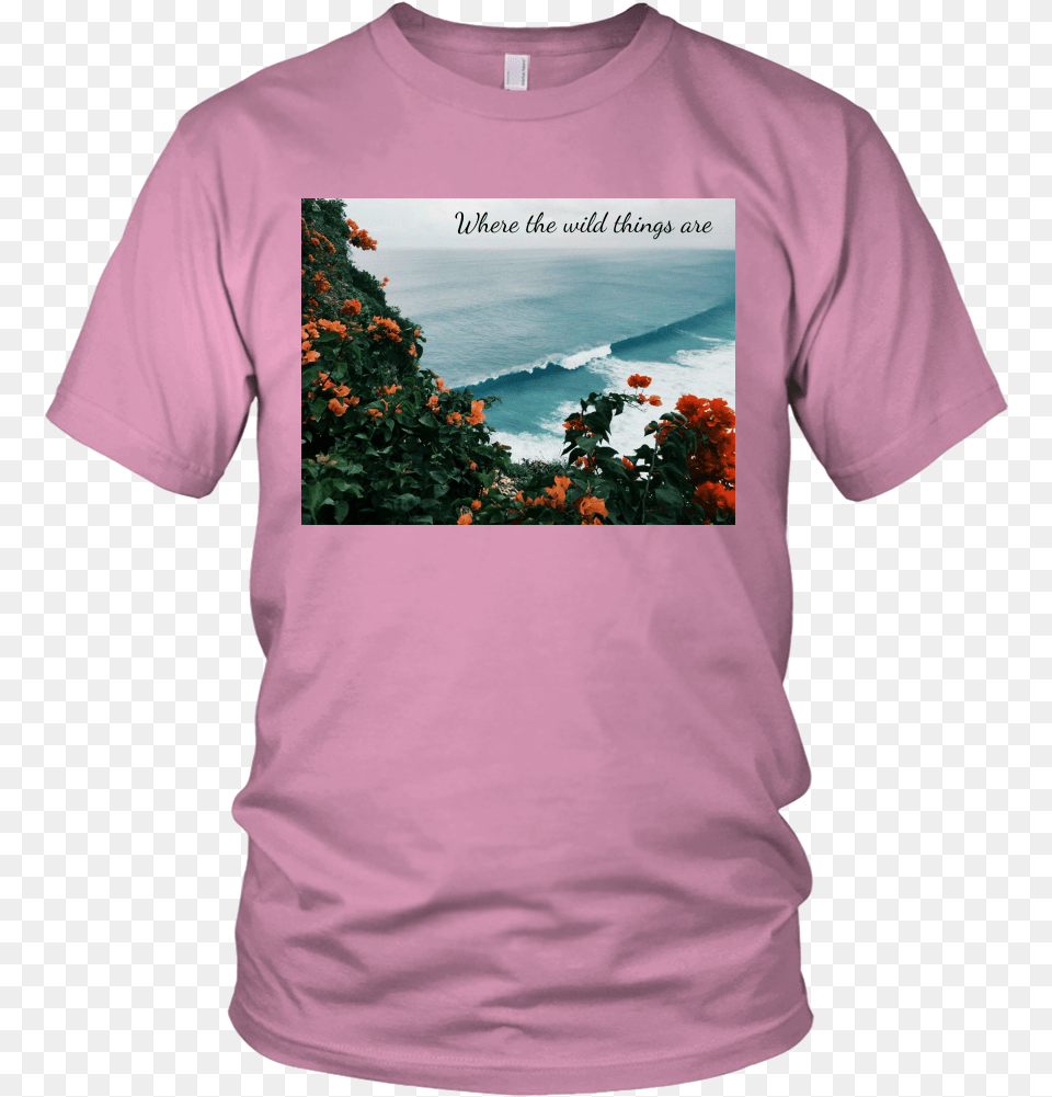 Where The Wild Things Are T Shirt, Clothing, T-shirt, Flower, Plant Free Transparent Png