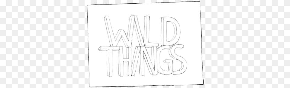 Where The Wild Things Are Wildthings Berlin Line Art, Text, White Board Free Png