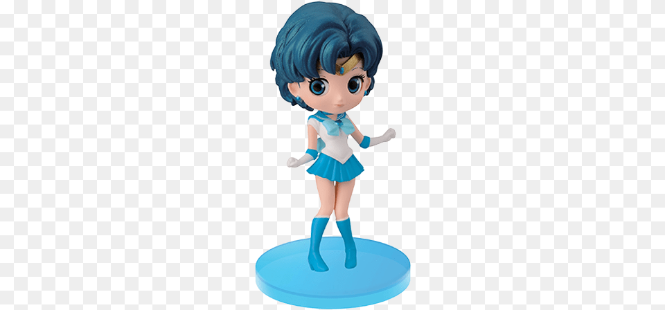 Where To Buy Sailor Mercury Q Posket, Figurine, Baby, Person, Clothing Free Png