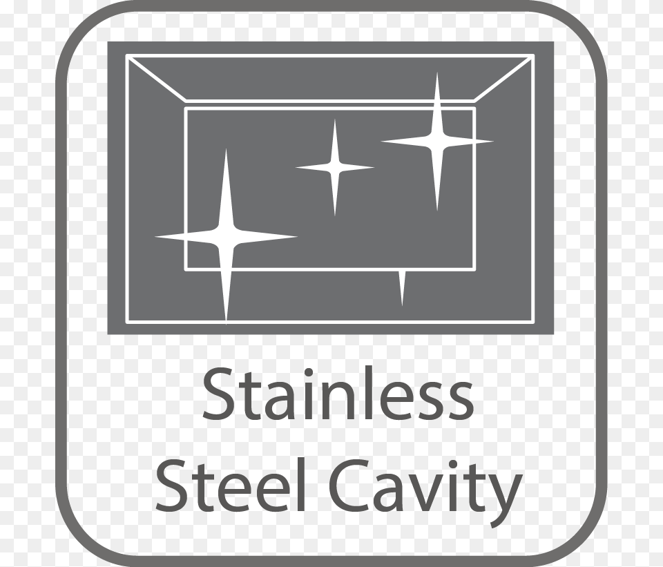 Where To Buy Stainless Steel Microwave Cavity, Symbol, Star Symbol Free Png Download