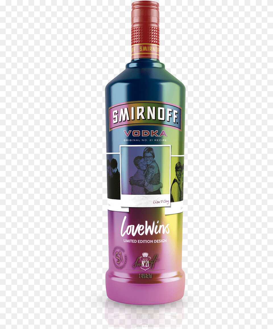 Where To Buyclass Img Responsive Smirnoff Love Wins, Person, Alcohol, Beverage, Liquor Png