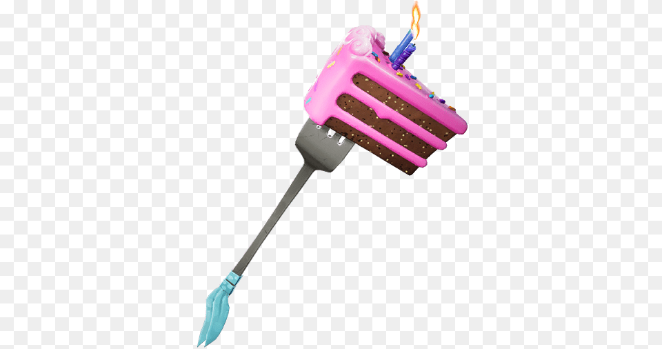 Where To Dance In Front Of Different Birthday Cakes Fortnite Fortnite Second Birthday Pickaxe, Weapon, Smoke Pipe, Birthday Cake, Cake Png