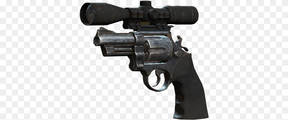 Where To Find Unique Fallout 4 Revolver With Scope, Firearm, Gun, Handgun, Rifle Png