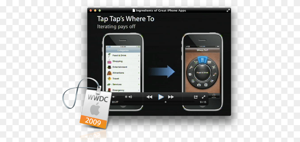 Where To Is Featured In Various Sessions At Wwdc 2009 Iphone, Electronics, Phone, Mobile Phone, Computer Hardware Free Png