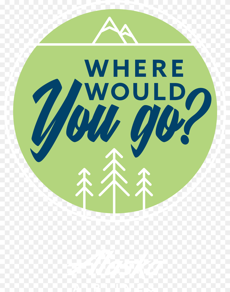 Where Would You Go Circle, Logo, Advertisement, Poster, Disk Png Image