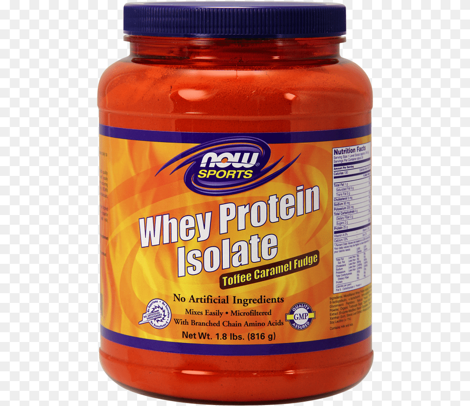 Whey Protein Isolate Toffee Caramel Fudge Powder Unflavored Whey And Casein Protein, Jar, Can, Tin, Food Png