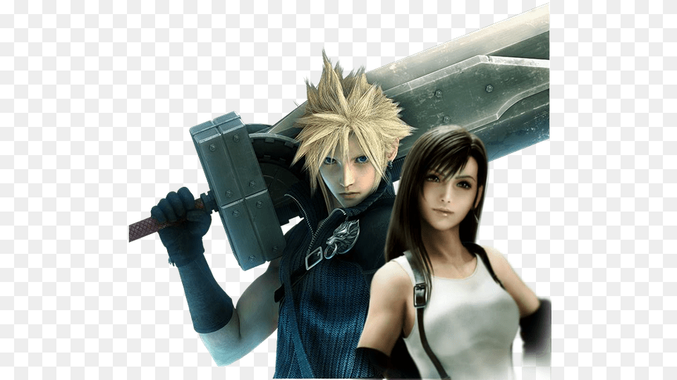 Which Did You Like Better Cloud Strife With Tifa Or Final Fantasy Cloud And Tifa, Person, Clothing, Costume, Adult Free Transparent Png
