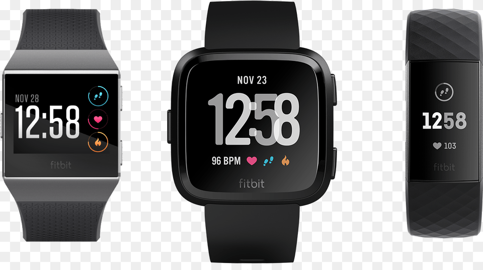 Which Fitbit Is Best Ionic Vs Analog Watch, Wristwatch, Arm, Body Part, Person Free Png Download