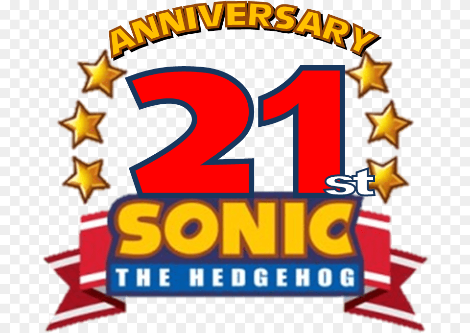 Which Pic Of Sonics Birthday Logos Te Sonic The Hedgehog 20th Anniversary, Symbol, Logo, Dynamite, Weapon Free Transparent Png