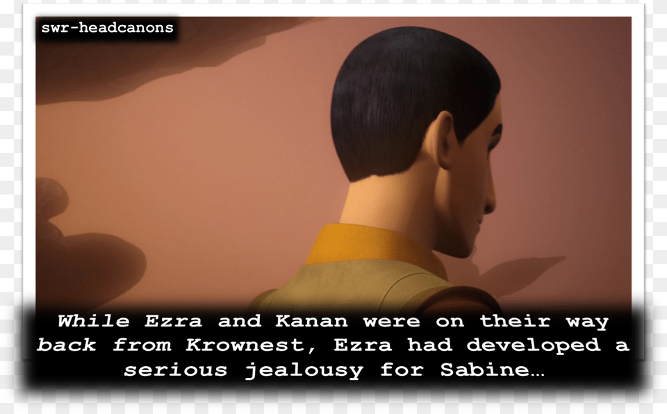 While Ezra And Kanan Were On Their Way Back From Krownest Ezra Bridger X Jai Kell, Body Part, Face, Head, Neck Free Png Download