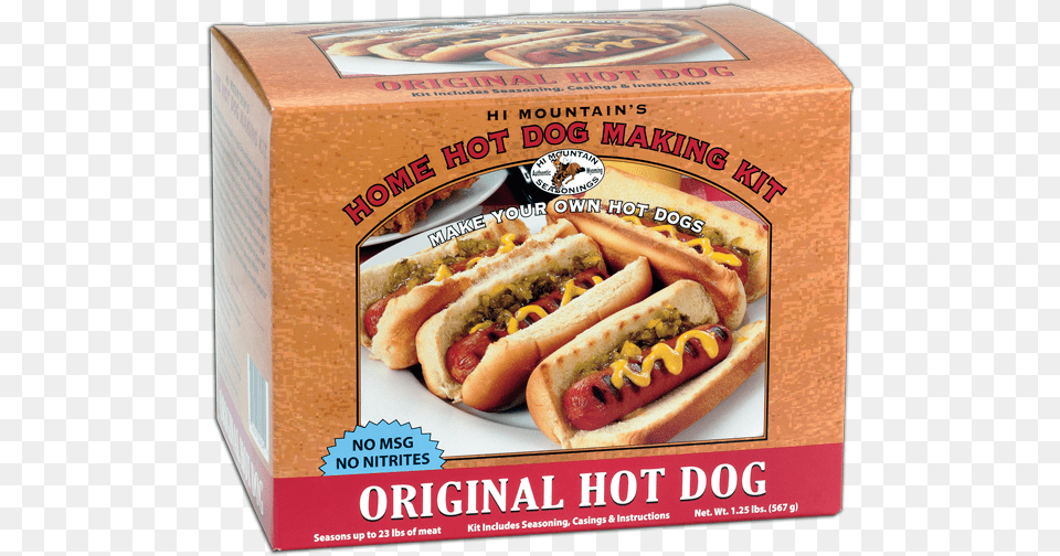 While The Flavor Of The Hot Dog Has Long Been Popular Hi Mountain Jerky, Food, Hot Dog Png Image