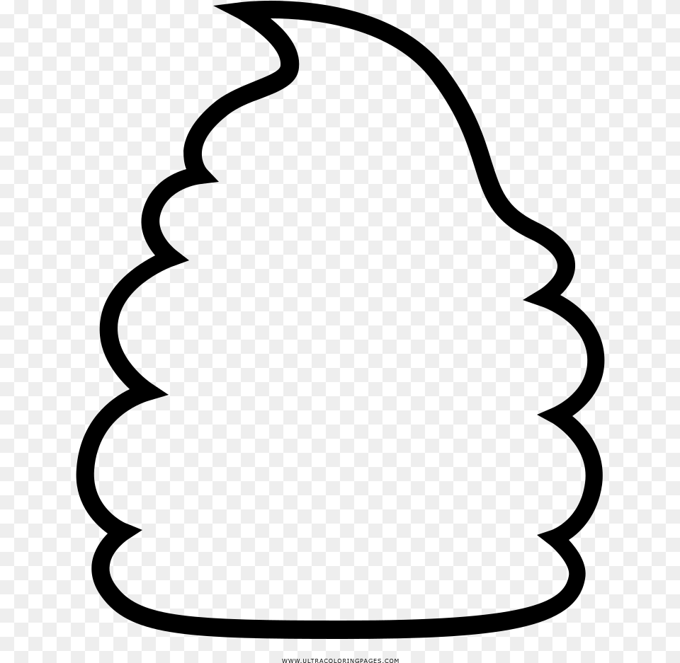 Whipped Cream Coloring, Gray Free Transparent Png
