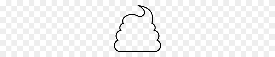 Whipped Cream Icons Noun Project, Gray Free Png